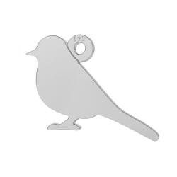 Bird pendant silver 925 16x10mm