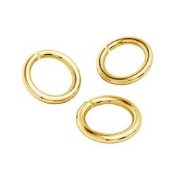 Ring silver 925 - 24K GOLD Plated 4x0,8mm