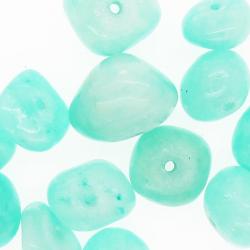 Gemestone Natural bead Jade Light Blue 12-18mm