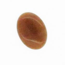 Cabochon cateye oval Brown 18x13mm