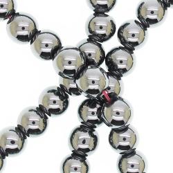 Hematite Beads Steel 6mm