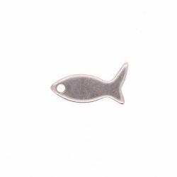 Fish Charm Stainless Steel 12mm