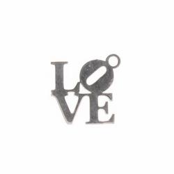 LOVE Charm Stainless Steel 13mm