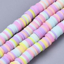 Heishi polymer clay beads for bracelets multicolor
