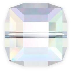swarovski cube Crystal AB 8mm