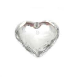 Heart pendant Silver 44x16mm