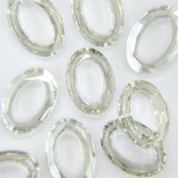 Cosmic Oval 4137 crystal silver shade 22x16mm