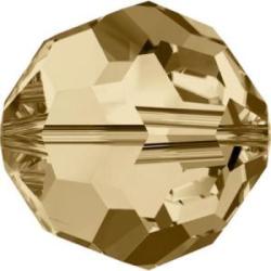 Facetada Swarovski 5000 Crystal golden shadow 8mm