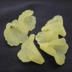 Acrylic Flower I Yellow 13mm