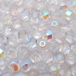 round faceted crystal ab 6mm