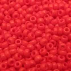 Miyuki Seed Beads 15-0408 Op Red 15/0