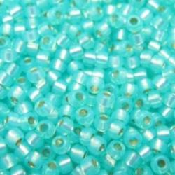 Miyuki Seed Beads 11-0571 Dyed sea green S/L alabaster 11/0