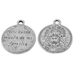  Virgencita Plis Zamak Coin  18mm