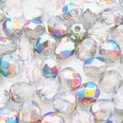 round faceted Crystal vitrail medium 3mm