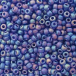 Miyuki Seed Beads 11-0151fr Matter tr cobalt ab 11/0