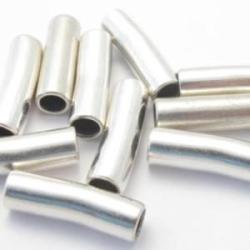 Zinc Metal Clasp hole 4-5mm Old silver 26mm