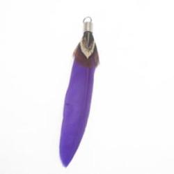 Feather violet 10cm