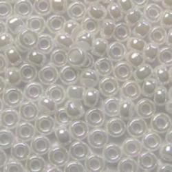 Miyuki Seed Beads 15-0420 white pearl 15/0