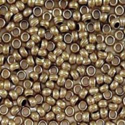Crimp beads bronze 4mm hilo 2mm