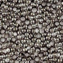 Crimp beads black 2mm hilo 1,1mm