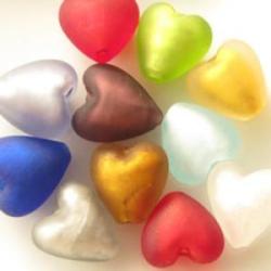 Happysilver heart multicolor 20mm hilo 1,7mm