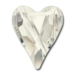 Swarovski wild heart 5743 crystal silver shade V 12mm