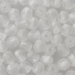 round faceted crystal matte 6mm