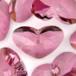 Swarovski Crazy 4 U heart 6260 Crystal antique pink 17mm