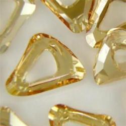 Swarovski organic cosmic 4736 crystal golden shadow 14mm