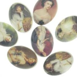 Classic Cameo mix 18x13mm