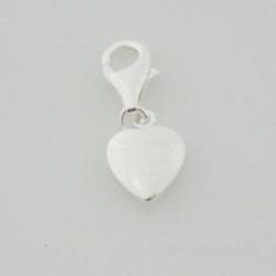 Heart charm silver 925 18*7mm