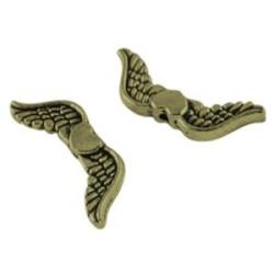 Angel wing bronze 21x7x3mm