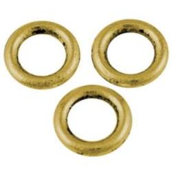 Zamak closed Rings Golded 8x1,5mm hueco 5mm