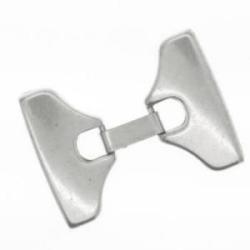 Metal Clasp Old silver 43x33mm - hueco 30x2,5mm