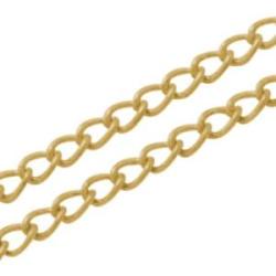 Small Chain alloy golded 2x1mm