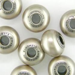 Swarovski BeCharmed 5890 Platinum pearl 14x10mm hueco 4,5mm