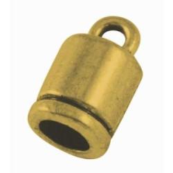  End Cap golded - hole 4mm - 10X6mm