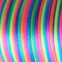 Rat Tail Cord multicolor neon 1mm