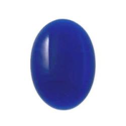 Cabochon cateye oval Dark blue 18x13mm