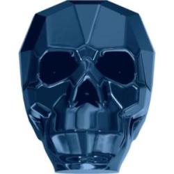 Swarovski skull 5750 Crystal Metallic Blue 2x 19x18x14mm