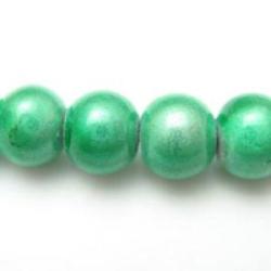 Magic bead green 4mm - hilo 1mm