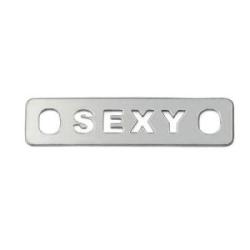 Brazalet connector "SEXY" silver 925 25X6mm