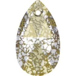 Swarovski pear 6106 Crystal Gold Patina 16mm