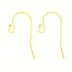 Earring silver 925 - 24K GOLD Plated 26X13mm 2