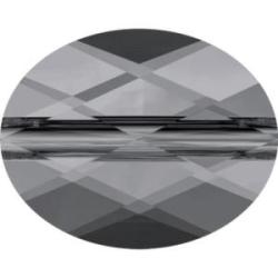 Swarovski Bead Mini Oval 5051 Crystal Silver Night 8x6mm